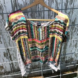 Crop Daytrip beachy top size large